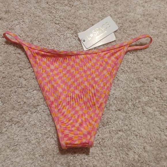 L*SPACE NWT Tommy Bitsy Bikini Bottom in Heat Waves - Picture 5 of 6